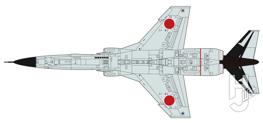 T-2-高等練習機下面イラスト