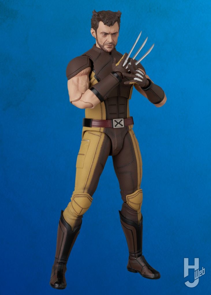 ウルヴァリンの可動フィギュアの全体画像