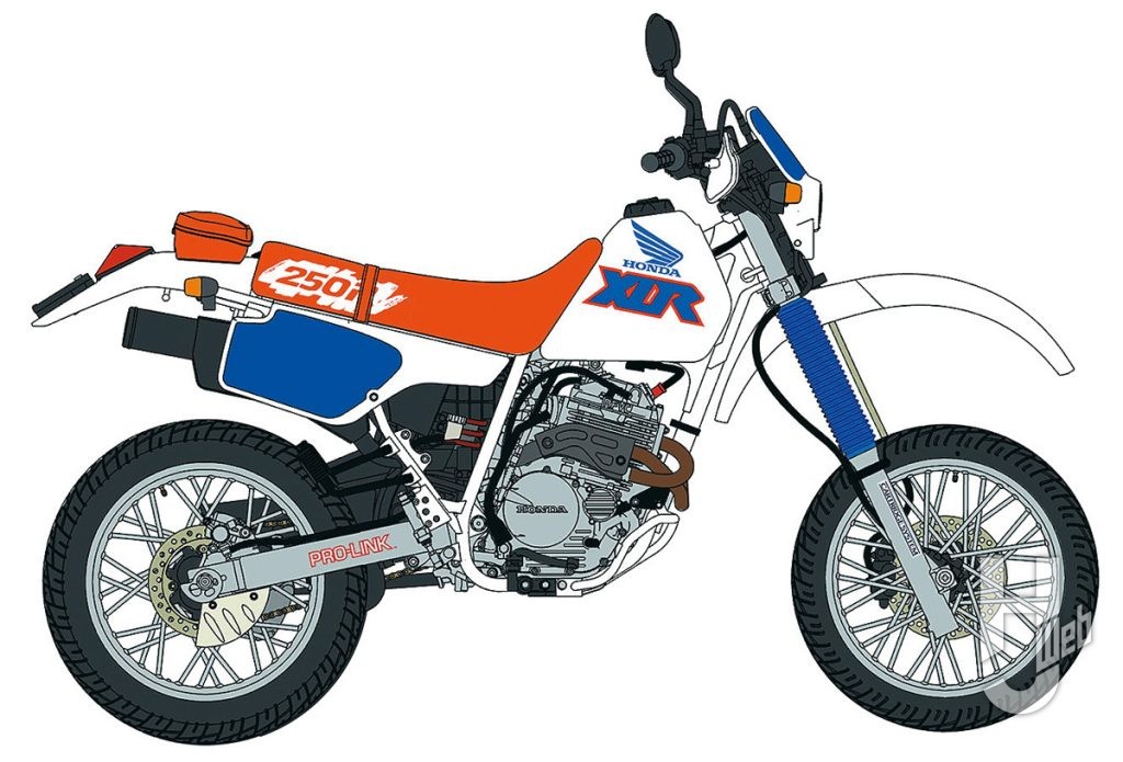 ホンダ XLR250R （MD22）（1991）“モタードカスタム”
