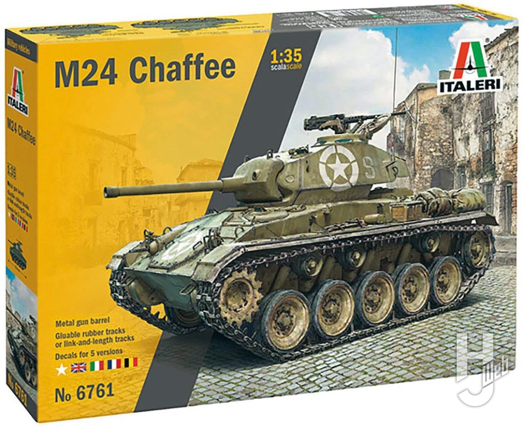 WWII アメリカ軍 M24 チャーフィー 金属製砲身パーツ付属
