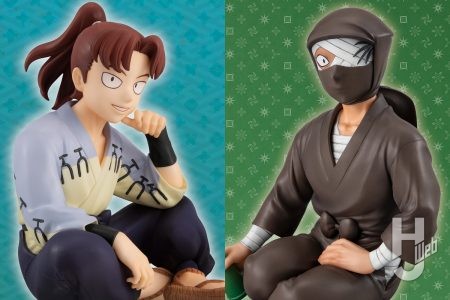 国民的TVアニメ『忍たま乱太郎』より「山田利吉」と「雑渡昆奈門」がくつろぐポーズとスタイルで立体化！同シリーズの「てのひら天鬼」と一緒に並べよう！