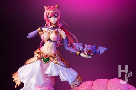 半人半蛇のラミア型ディアーズ「メルティーナ」の作例が到着！パール塗装で尾や装飾パーツのクリアーな質感を活かし製作【アルカナディア】