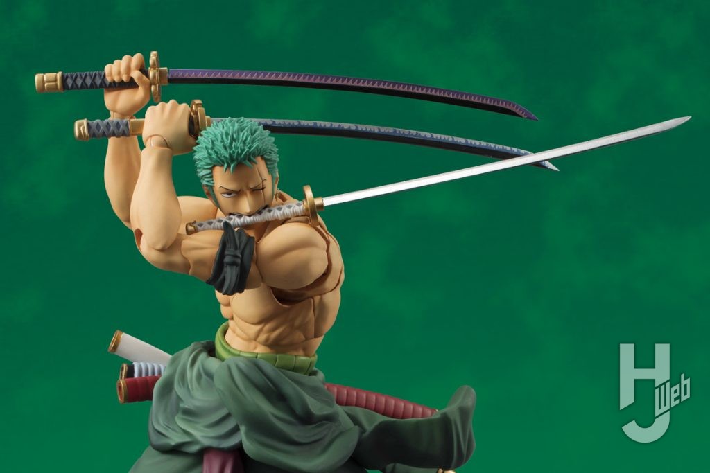 ロロノア・ゾロの可動フィギュアのアップ画像その2