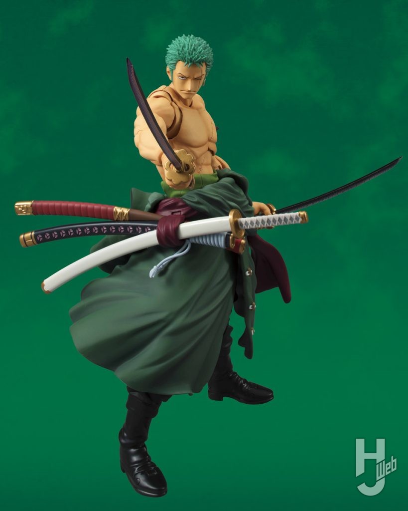 ロロノア・ゾロの可動フィギュアの画像