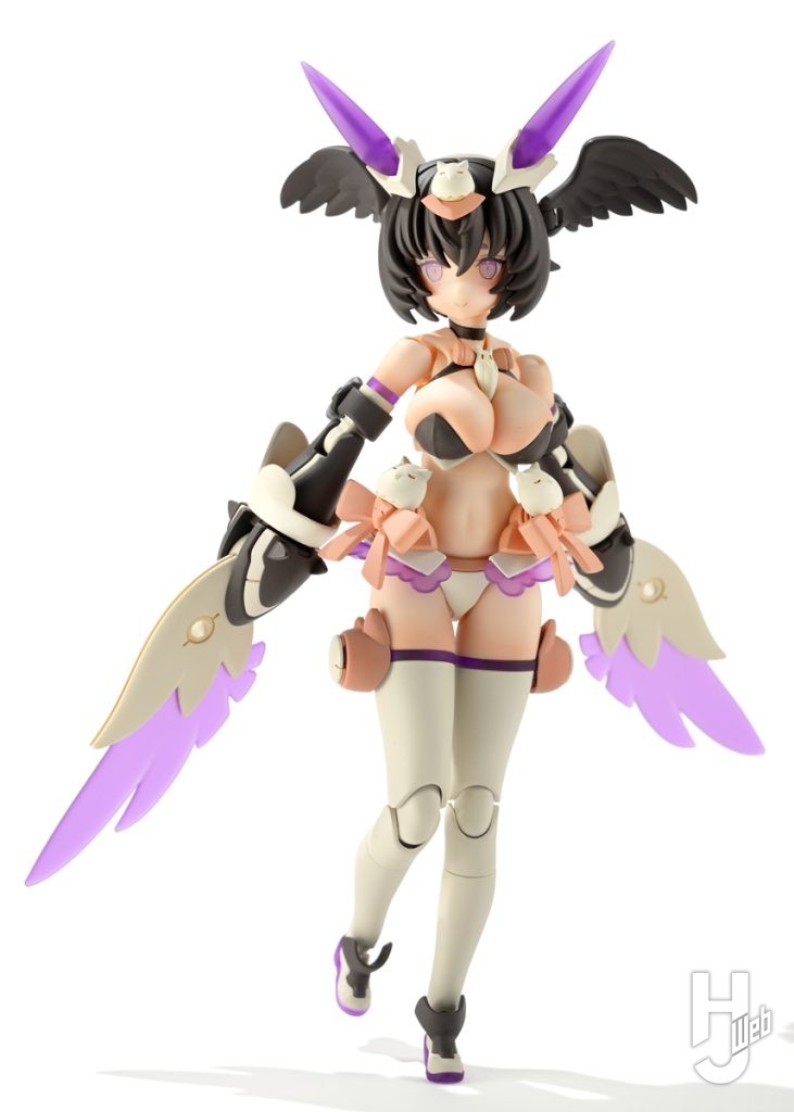 PUNIMOFUシャオのプラモデルの全体画像