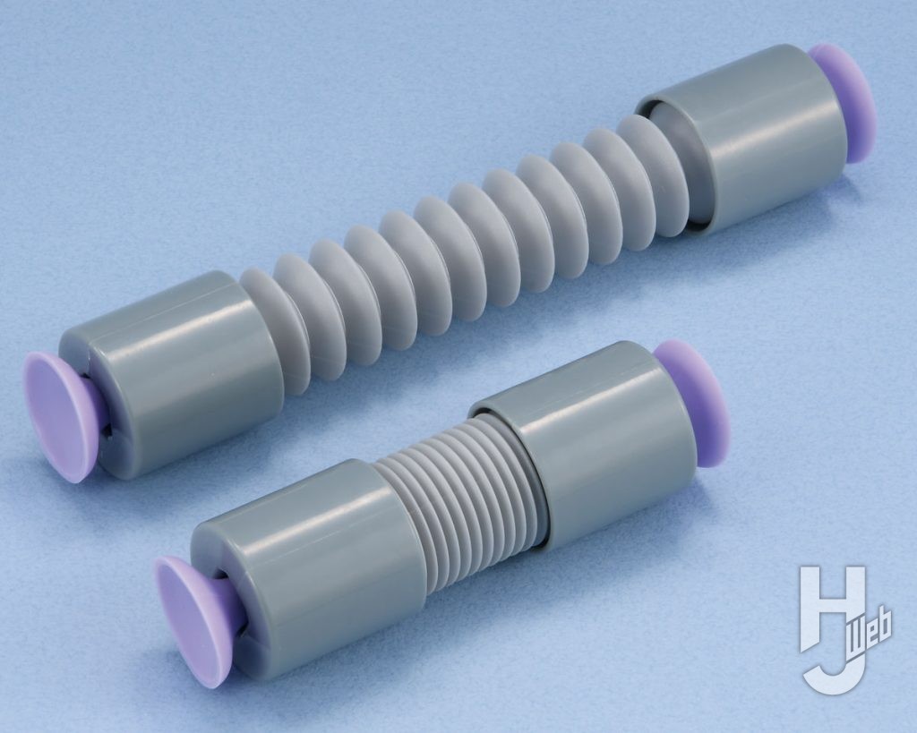 伸縮、可動をこなすアームチューブは吸盤によって自在に組み合わが楽しめるジョイントとなっている
