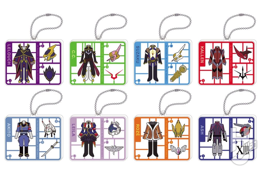 ランナー風アクリルキーホルダーコレクションの画像