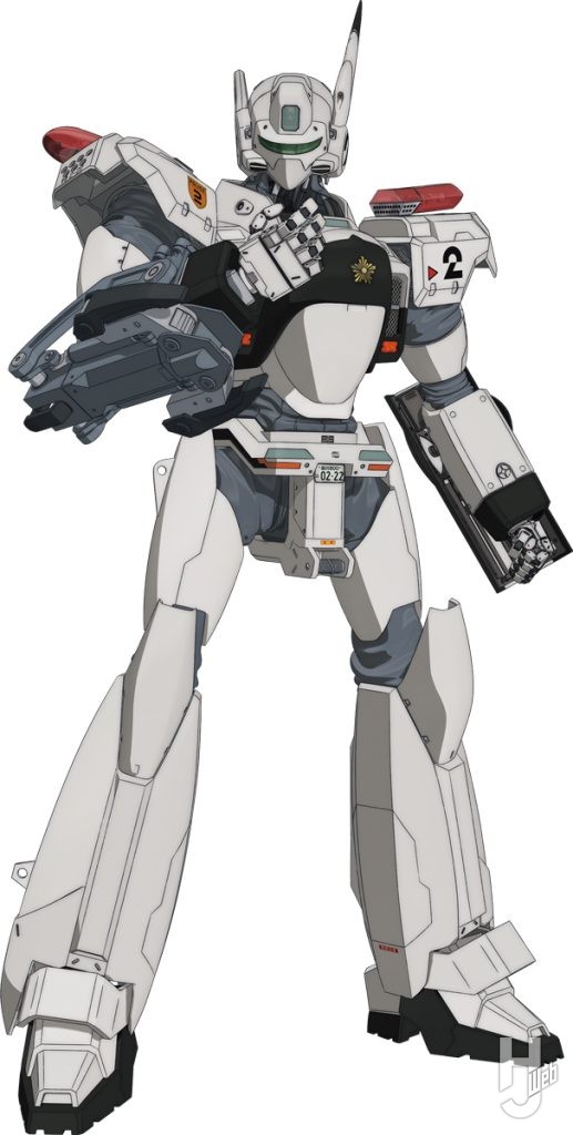 『機動警察パトレイバー-EZY』イングラム・プラス設定画イラスト1