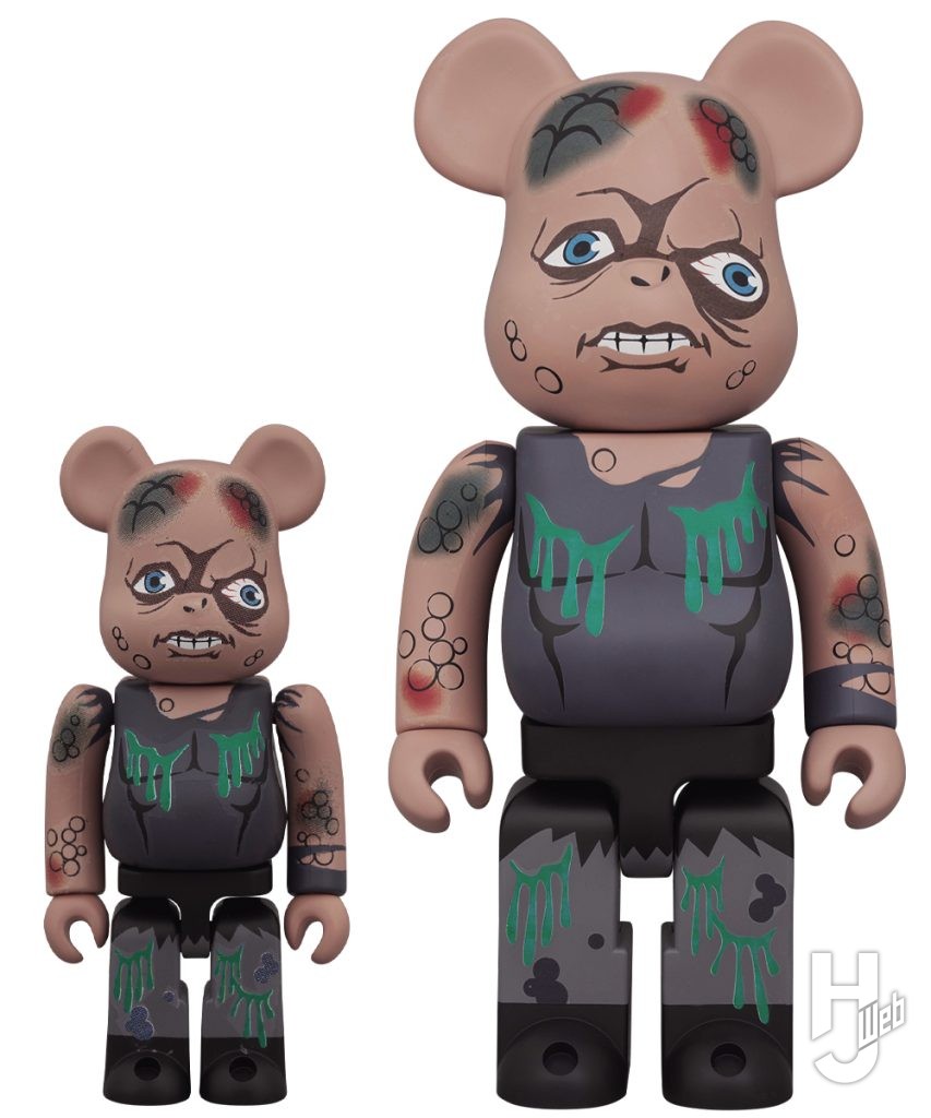 悪魔の毒々モンスターのベアブリックの画像