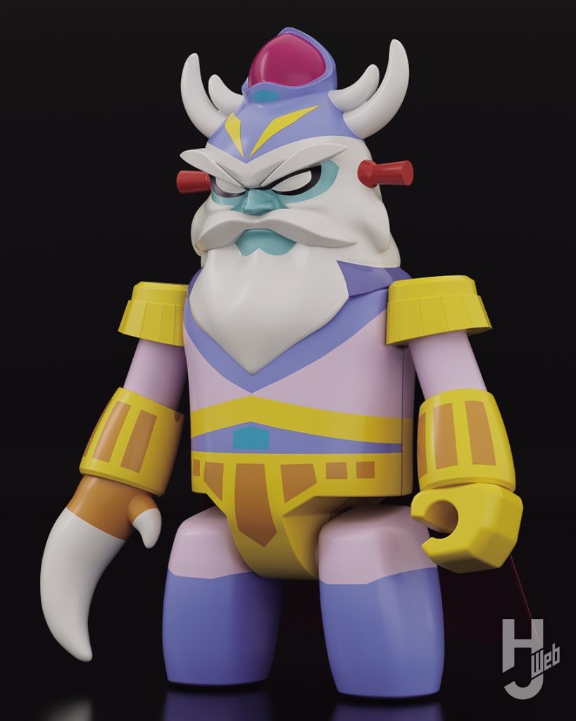 地獄大元帥のデフォルメフィギュアの画像