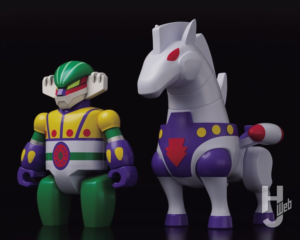 ジーグとパーンサロイドのデフォルメフィギュアの画像