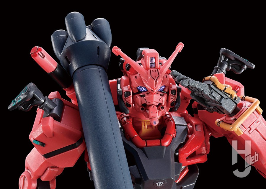 赤いガンダムオプションパーツ バズーカ装備例