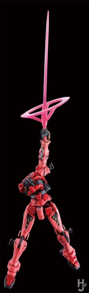 赤いガンダムオプションパーツ ビーム・サーベルエフェクト装備例