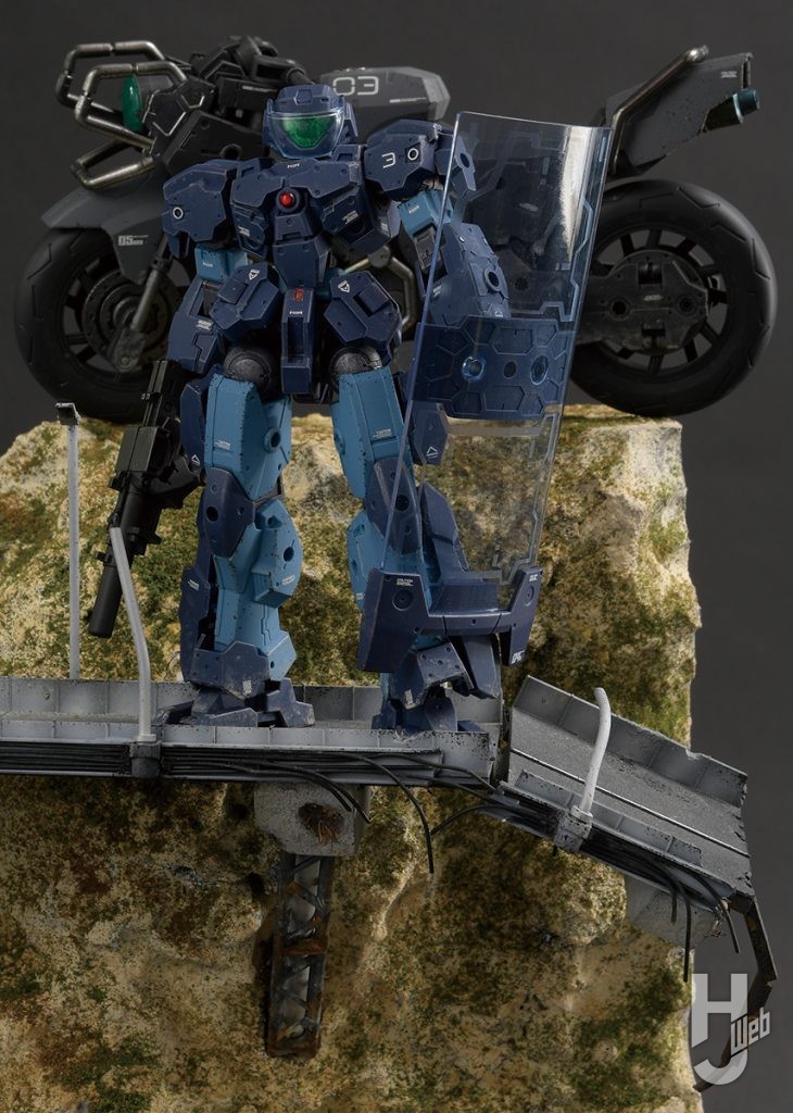 市街地ディオラマ 拡大