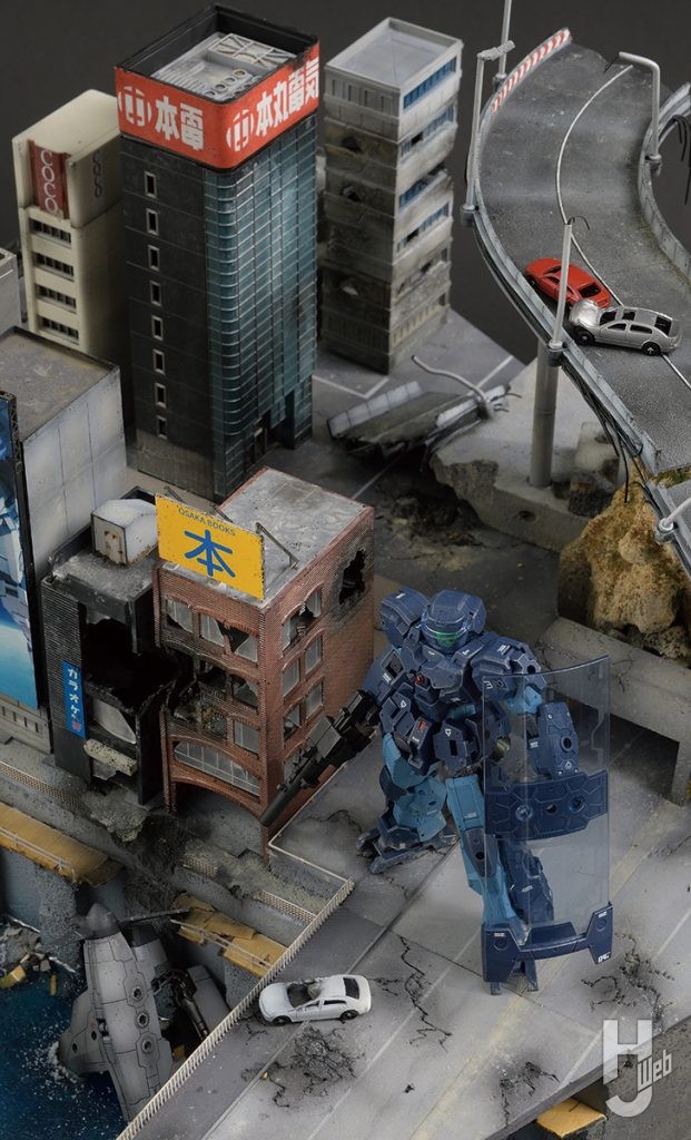 市街地ディオラマ拡大