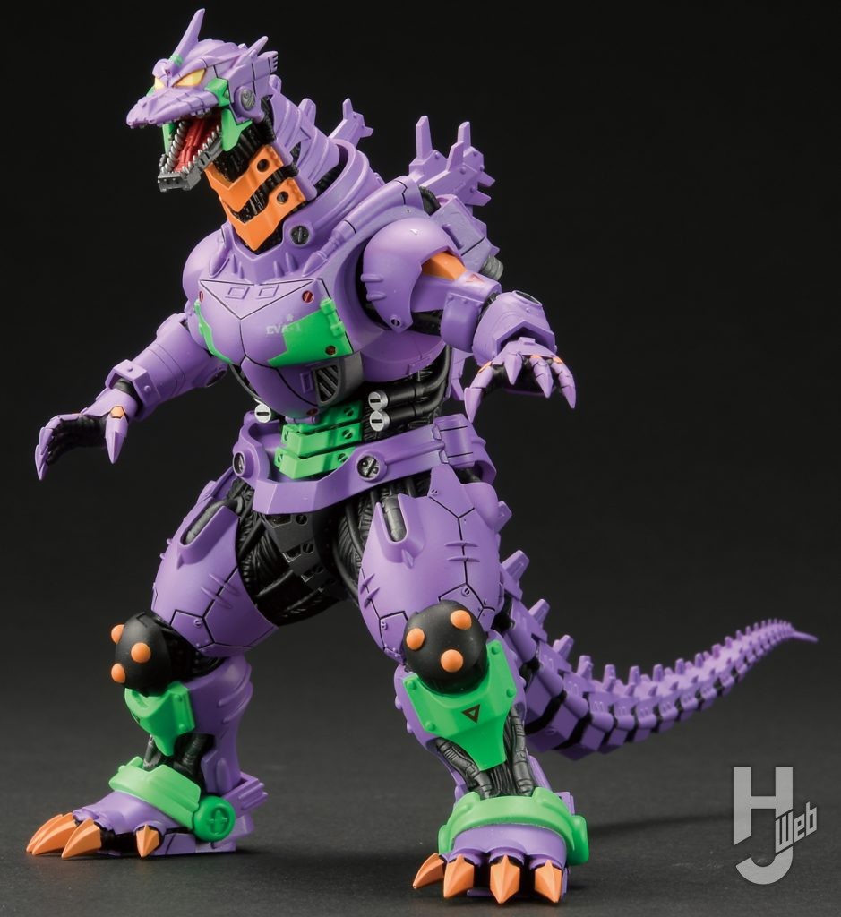 激造シリーズ 3 式機龍 エヴァカラーVer.の初号機カラーの画像