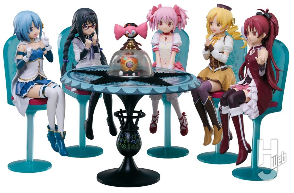 劇場版 魔法少女まどか☆マギカ[新編]叛逆の物語　お茶会 ケーキの歌Ver. ノンスケールフィギュア コンプリートセットの画像