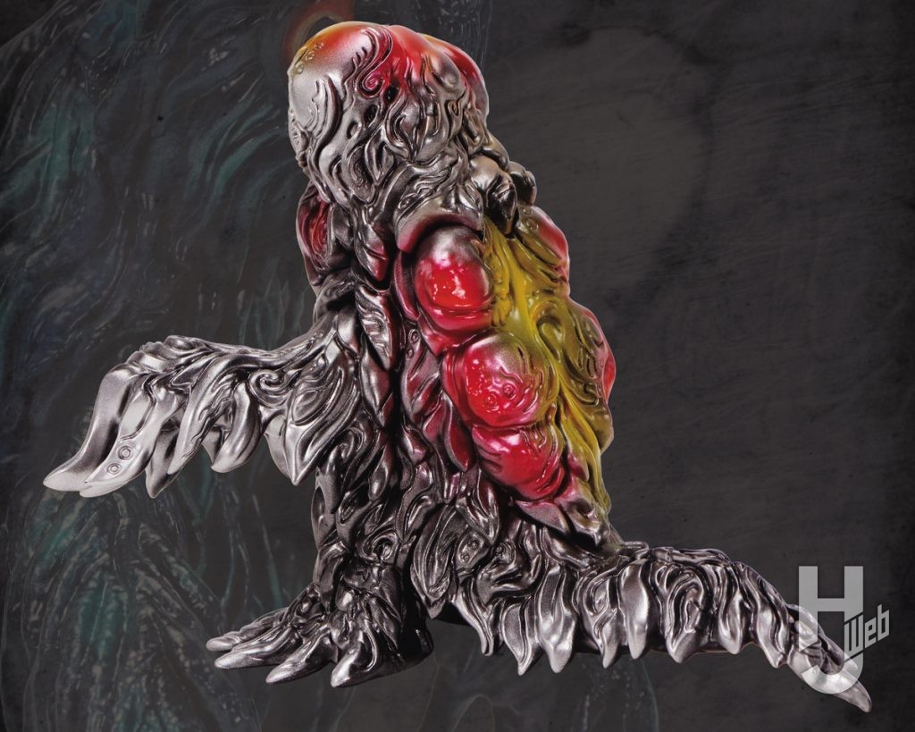 ヘドラ2.0のソフビフィギュアの全体画像