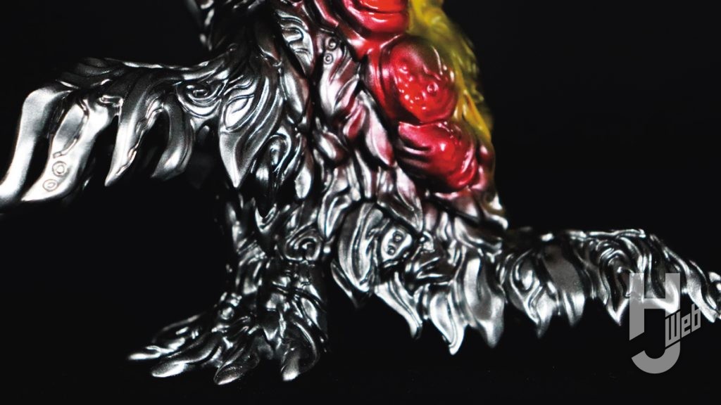 ヘドラ2.0のソフビフィギュアのアップ画像その3