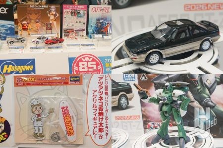 完全新規金型！『超時空要塞マクロス 愛・おぼえていますか』より「ヌージャデル・ガー」1/72キットの彩色見本が初展示！ 人気シリーズ レトロ自販機の物販も　ワンフェスレポート【ハセガワ／ワンフェス2026[冬]】