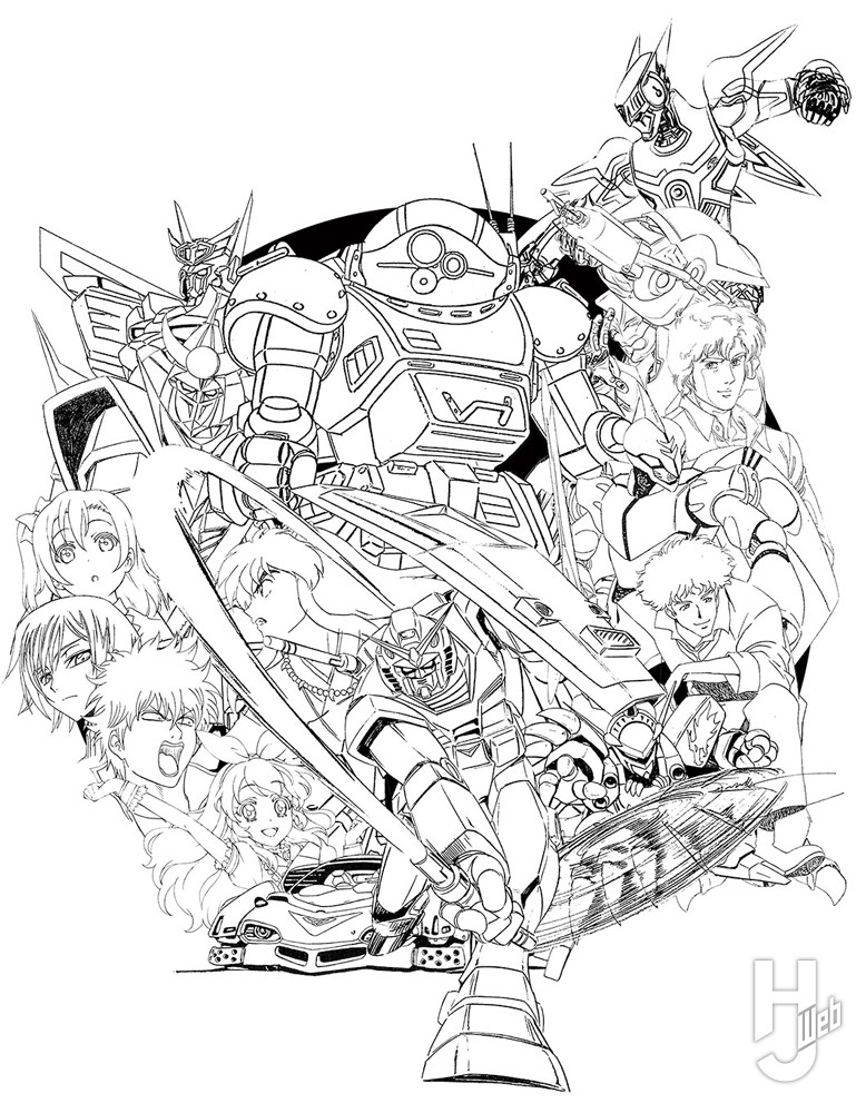 サンライズ50-周年プロジェクトのティザービジュアル