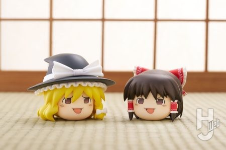 いつでも、どこでも、「ゆっくりしていってね!!!」東方Projectシリーズ「博麗霊夢」「霧雨魔理沙」の二次創作アスキーアート「ゆっくり」がねんどろいどもあに登場！