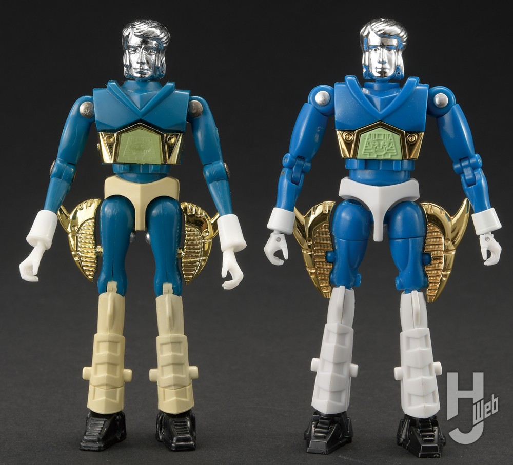 「LEGACYSOUL-ミクロマン-コマンド2号4体セット」M-161Lと原点比較