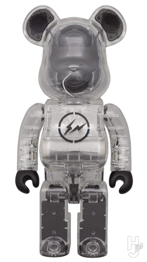 フラグメントのベアブリックコラボスピーカーホワイトの画像