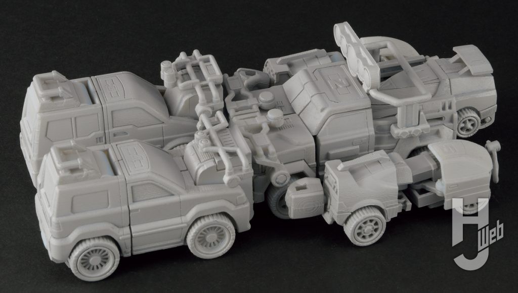 「SMP-激走合体-RVロボ」レンジャービーグル連結