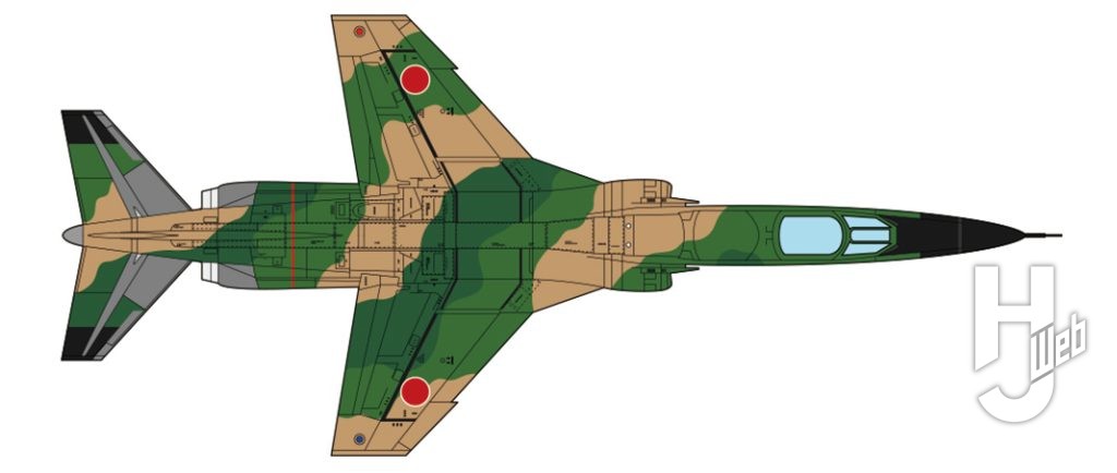 F-1支援戦闘機　上面