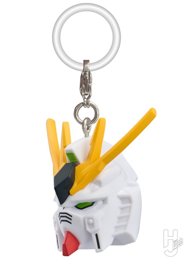 機動戦士ガンダム ガンダムヘッドめじるしアクセサリーのνガンダムの画像