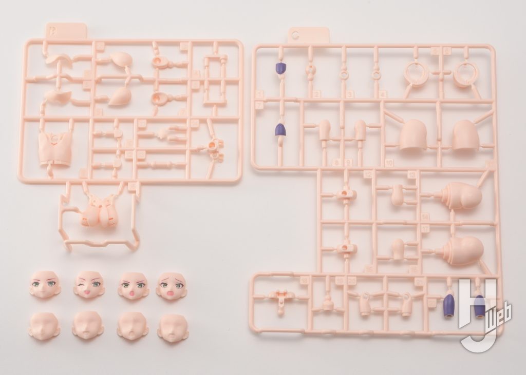 キューティーハニーのプラモデルのランナーの画像その1