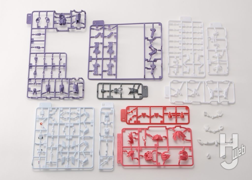 キューティーハニーのプラモデルのランナーの画像その2