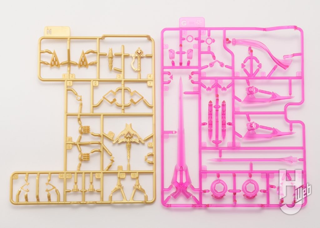 キューティーハニーのプラモデルのランナーの画像その3