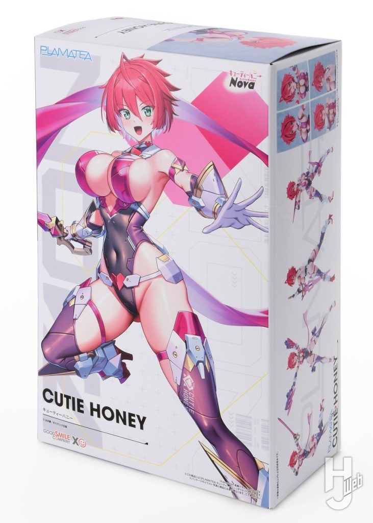 キューティーハニーのプラモデルのパッケージの画像