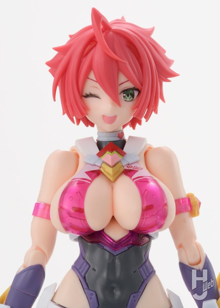 キューティーハニーのプラモデルのアップ画像その1