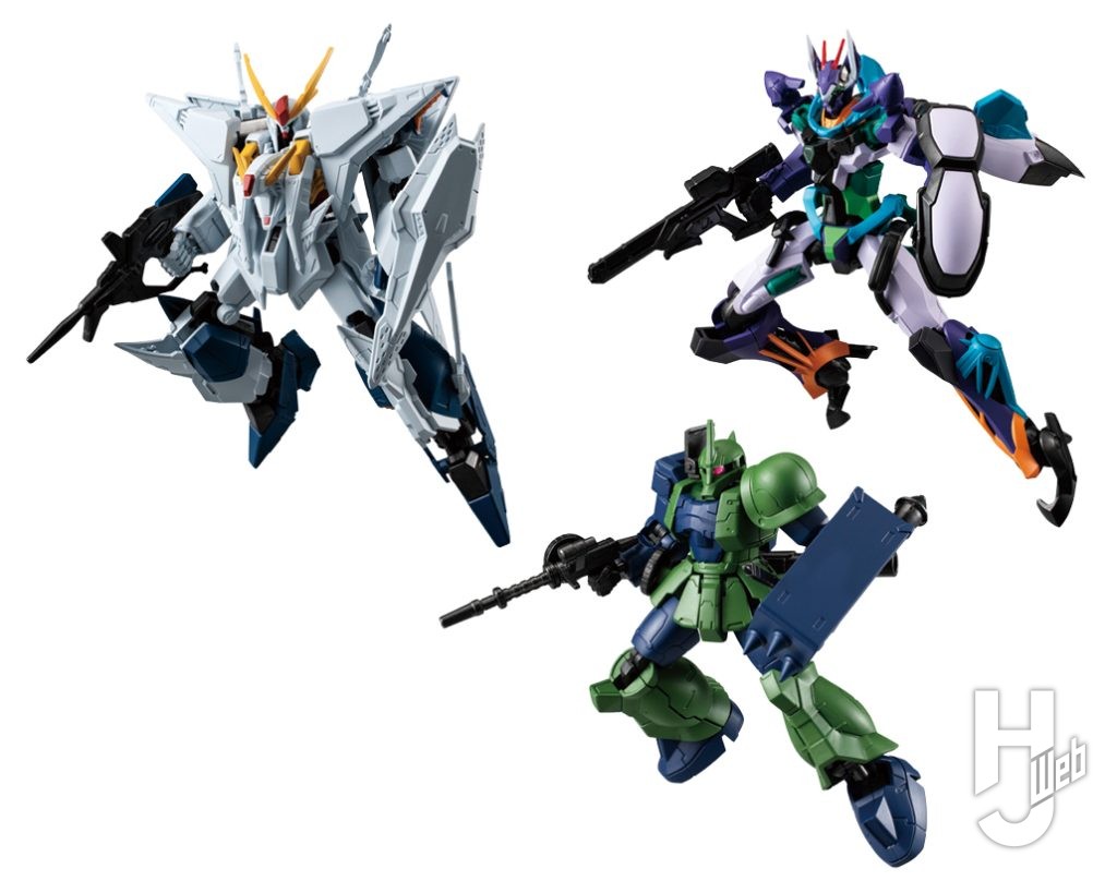 ガンダム食玩のラインナップの画像