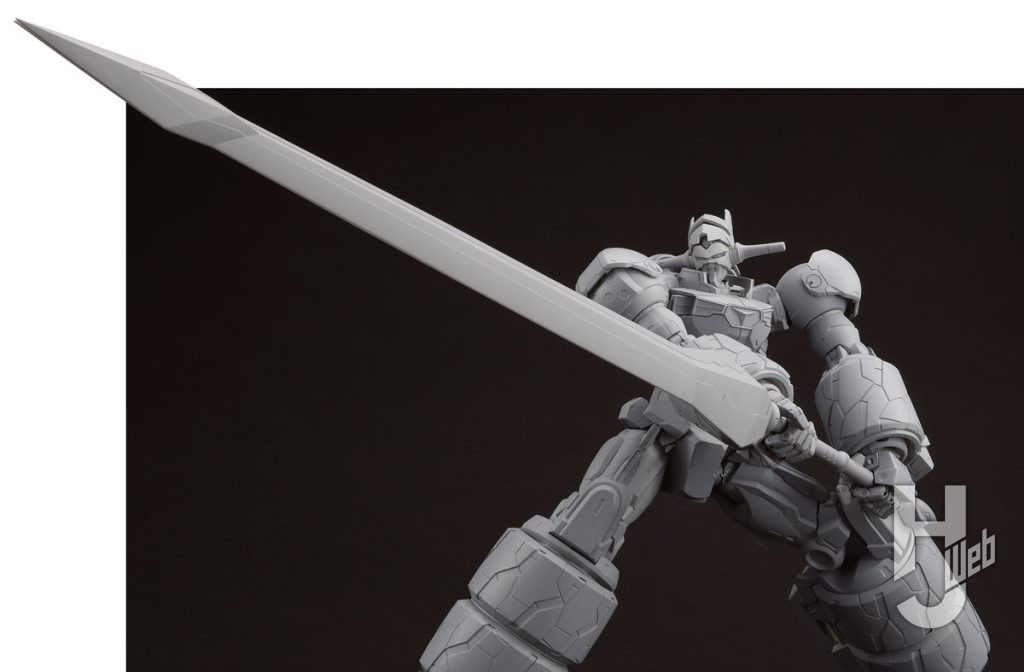 GEAR戦士電童
ポージング3　手持ち武器にアカツキの大太刀が付属。刃はクリアー成型される。