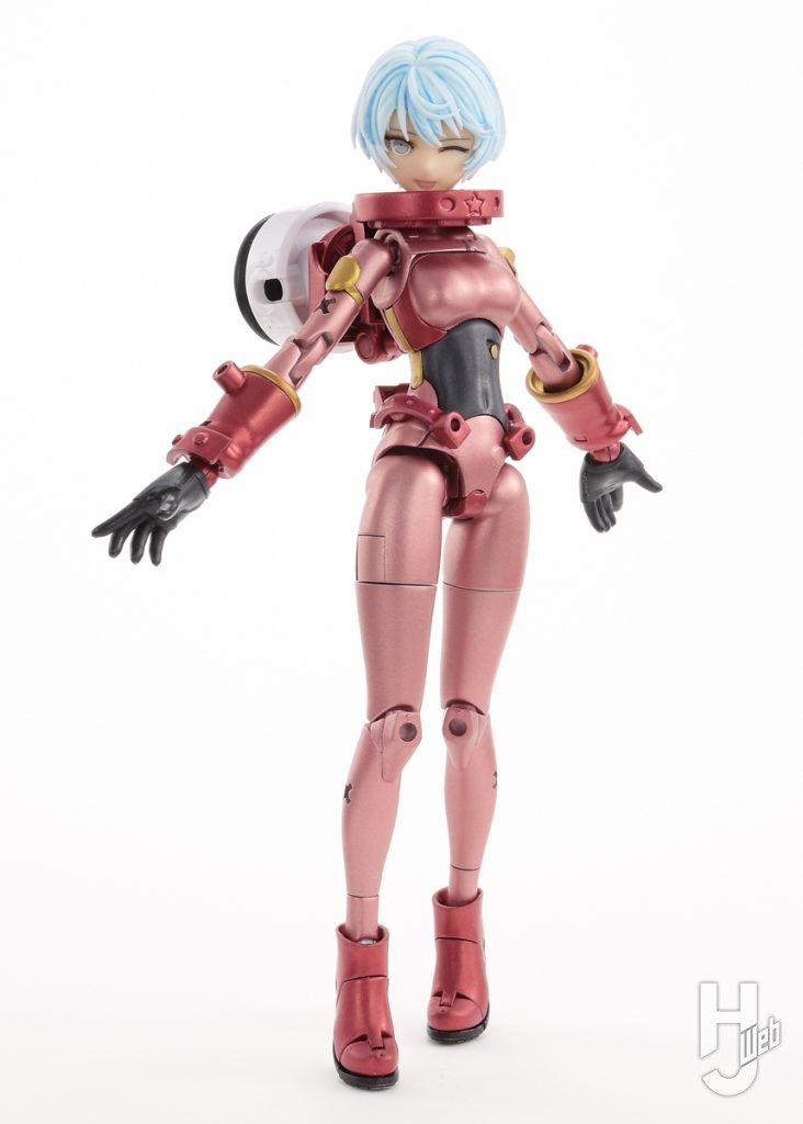 コスモス＆コメットのプラモデルの完成の画像