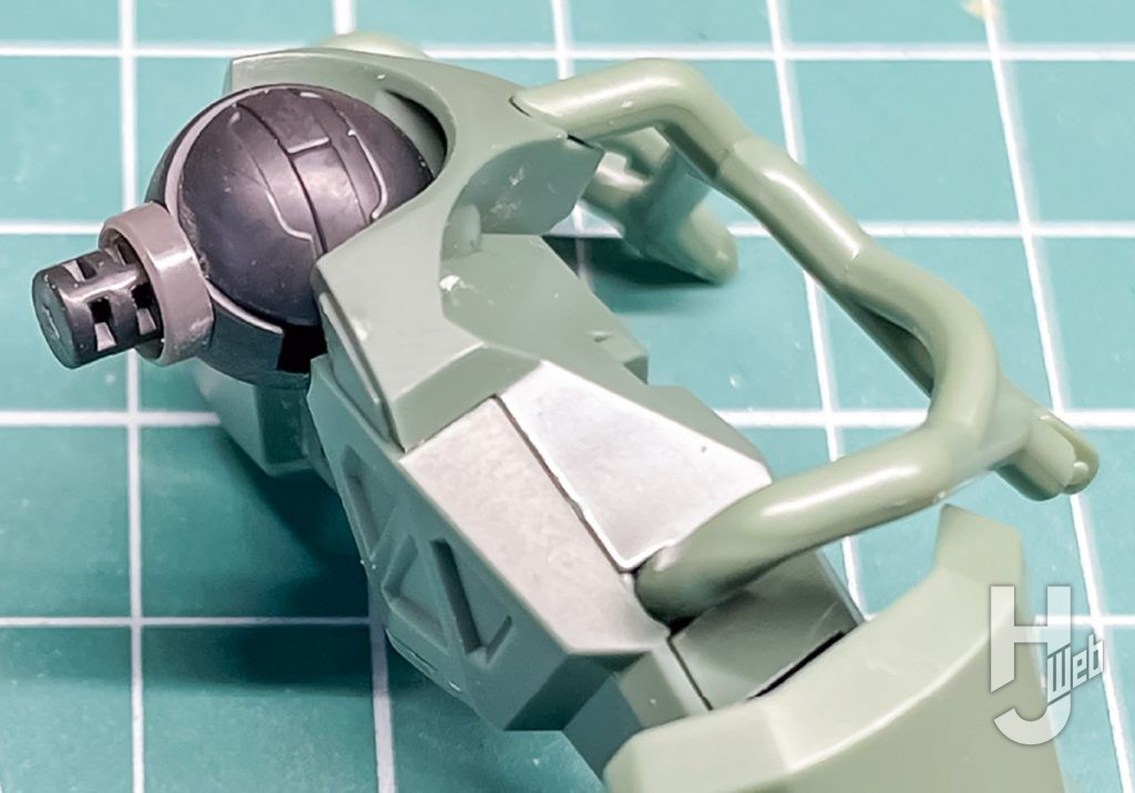 えぬせ製作「ザク（GQ）」股関節製作途中