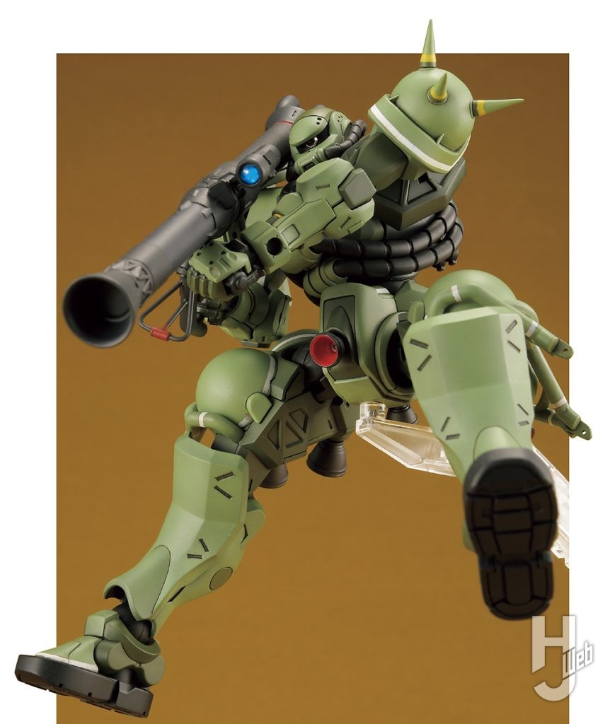 えぬせ製作「ザク（GQ）」ポージング例1