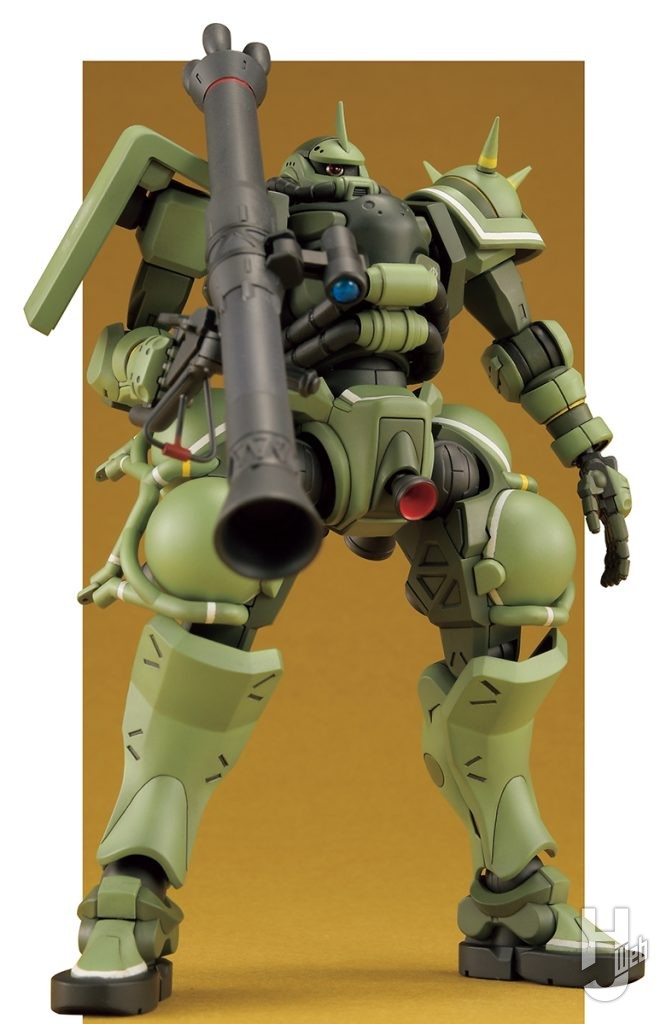 えぬせ製作「ザク（GQ）」指揮官用に換装