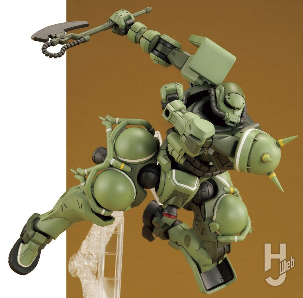 えぬせ製作「ザク（GQ）」ポージング例4