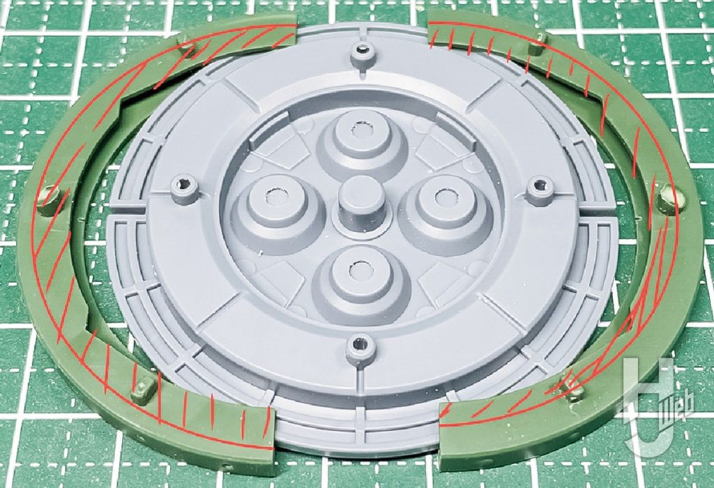 ドーパミン製作「マンダラガンダム」釣鐘製作途中5