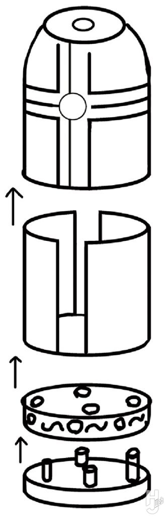 ドーパミン製作「マンダラガンダム」釣鐘製作図