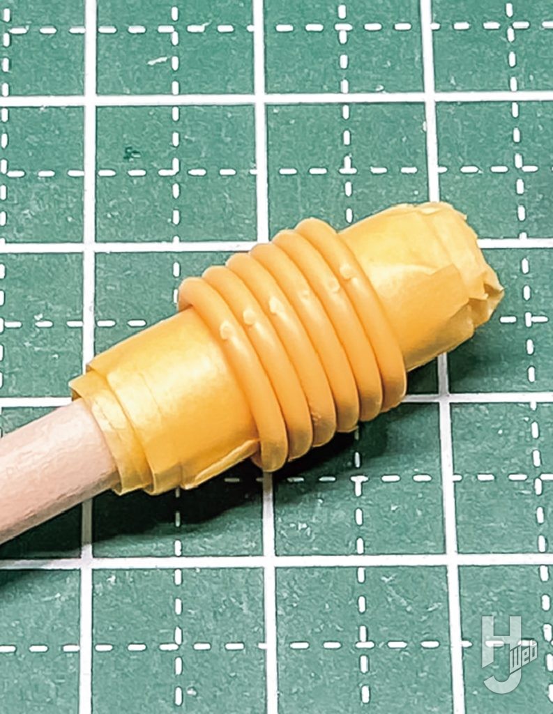 ドーパミン製作「マンダラガンダム」錫杖製作途中