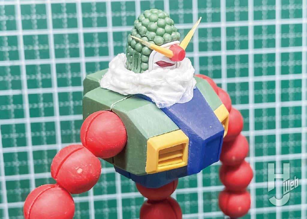 ドーパミン製作「マンダラガンダム」布パーツ製作途中2