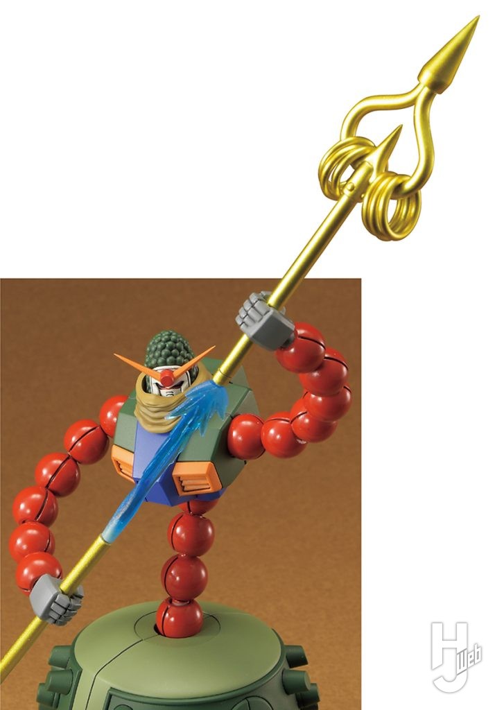 ドーパミン製作「マンダラガンダム」錫杖仕込み刀抜刀中