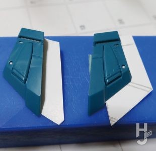 セイラマスオ製作「FULL MECHANICS カラミティガンダム」製作過程：フロントアーマー、サイドアーマーの延長8