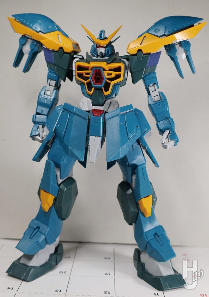 セイラマスオ製作「FULL MECHANICS カラミティガンダム」製作途中全体像